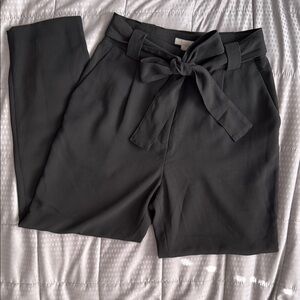 H&M Black Paperbag Pants